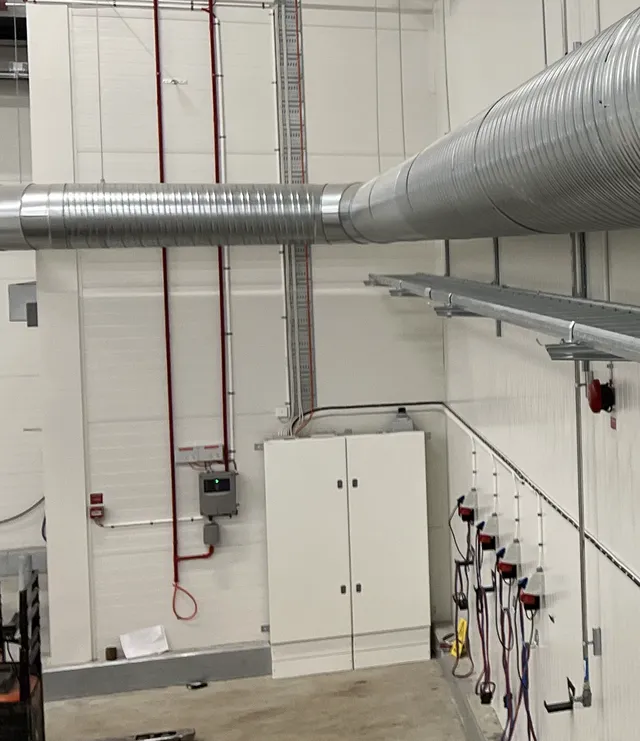 Elinstallation för tung industri