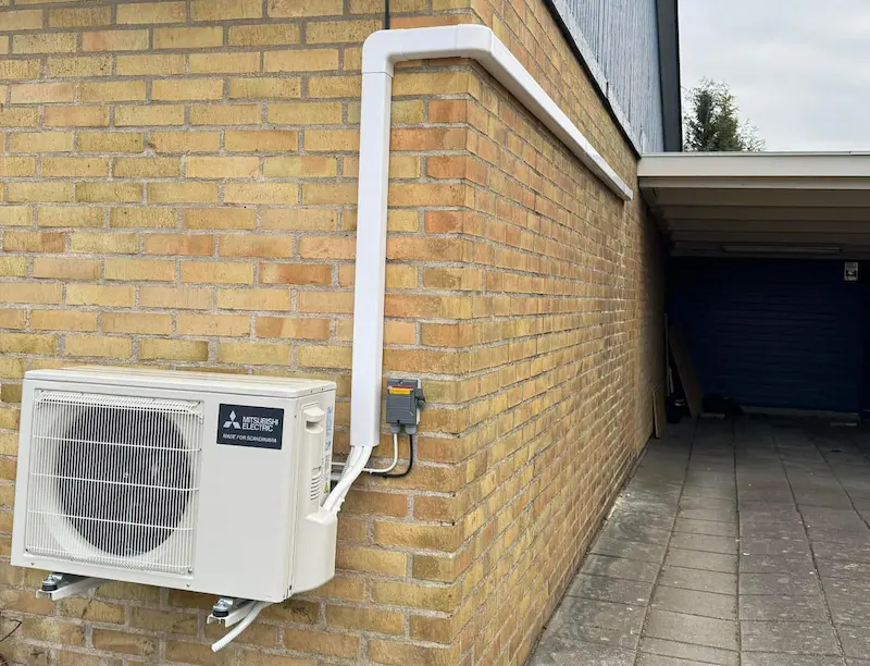 Säker installation av värmepump